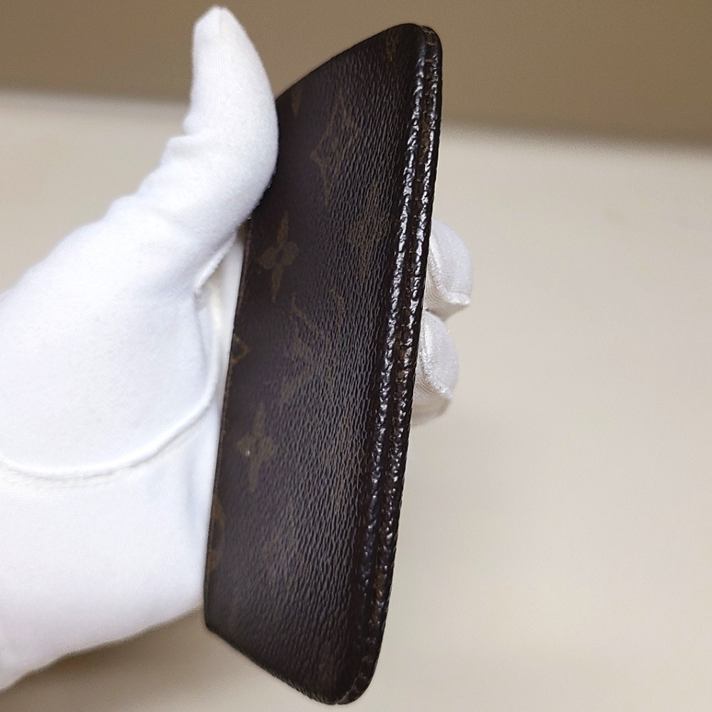 LV🔥Pochette Clé Mono Canvas BRW PVC Coin Zip Keyholder - Picture 7 of 8